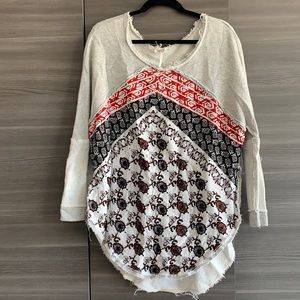 Free People Oversized Sweatshirt